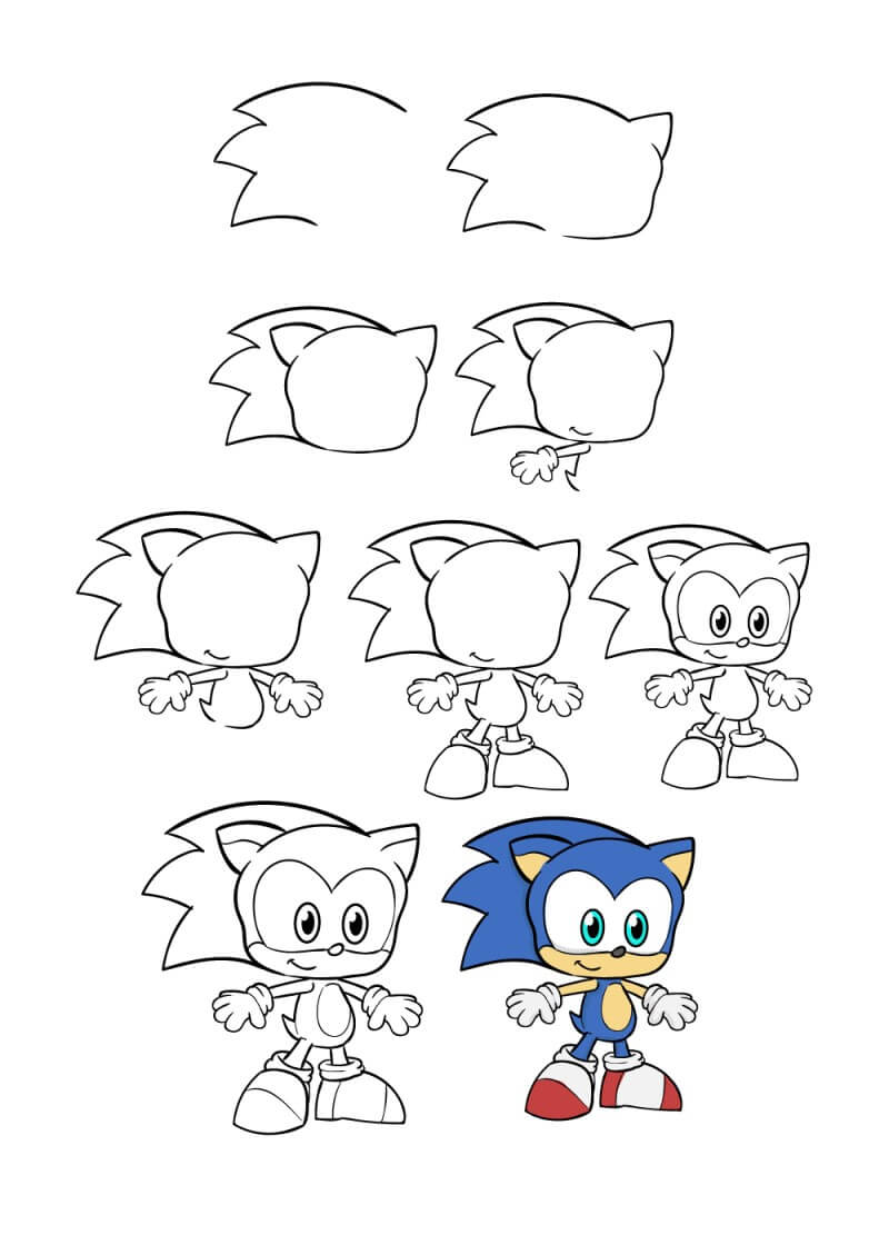 Jak Narysować Sonic Idea 3