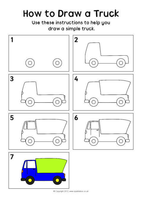 A Truck Idea 16 Jak Narysować 