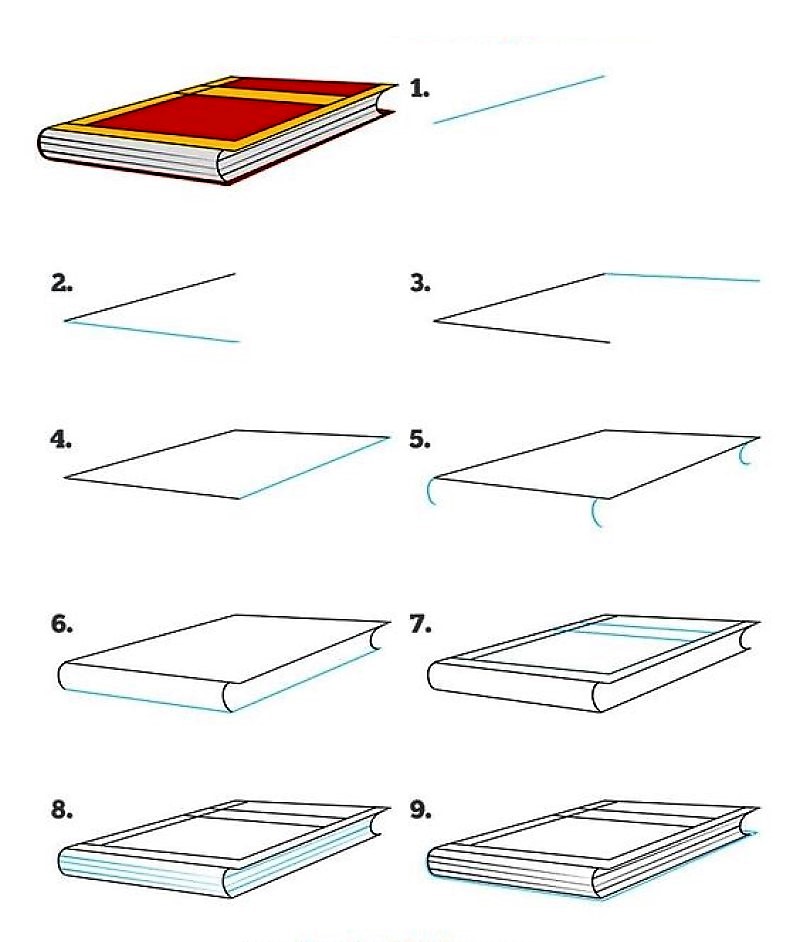 Jak Narysować Idea An open book 8