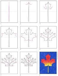 Jak Narysować Maple Leaf  Idea 2