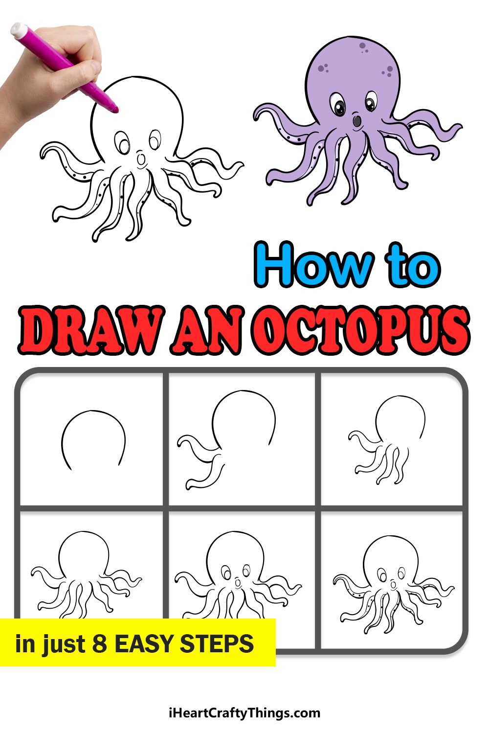 Jak Narysować Octopus idea 2