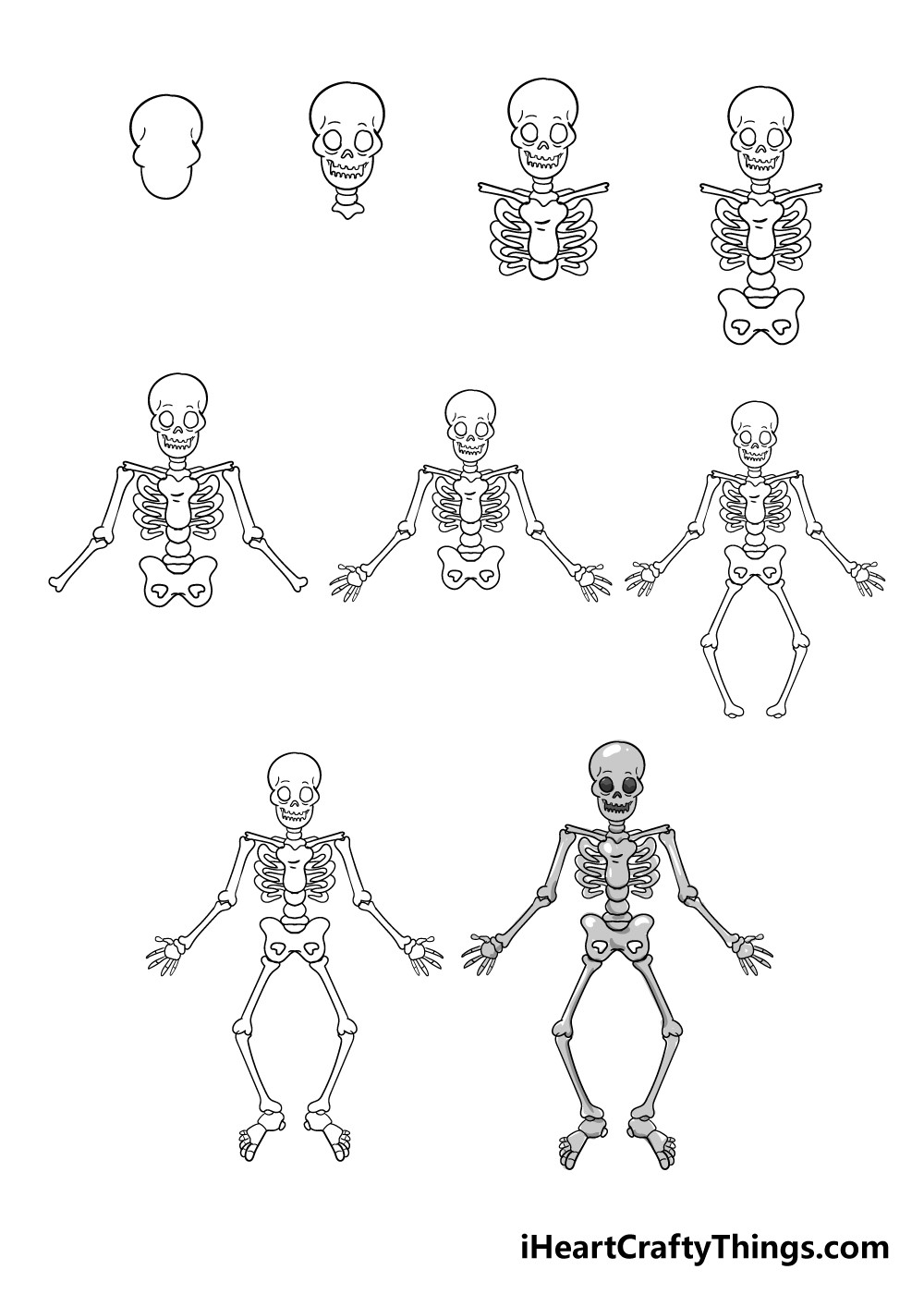 Jak Narysować Skeleton idea 1