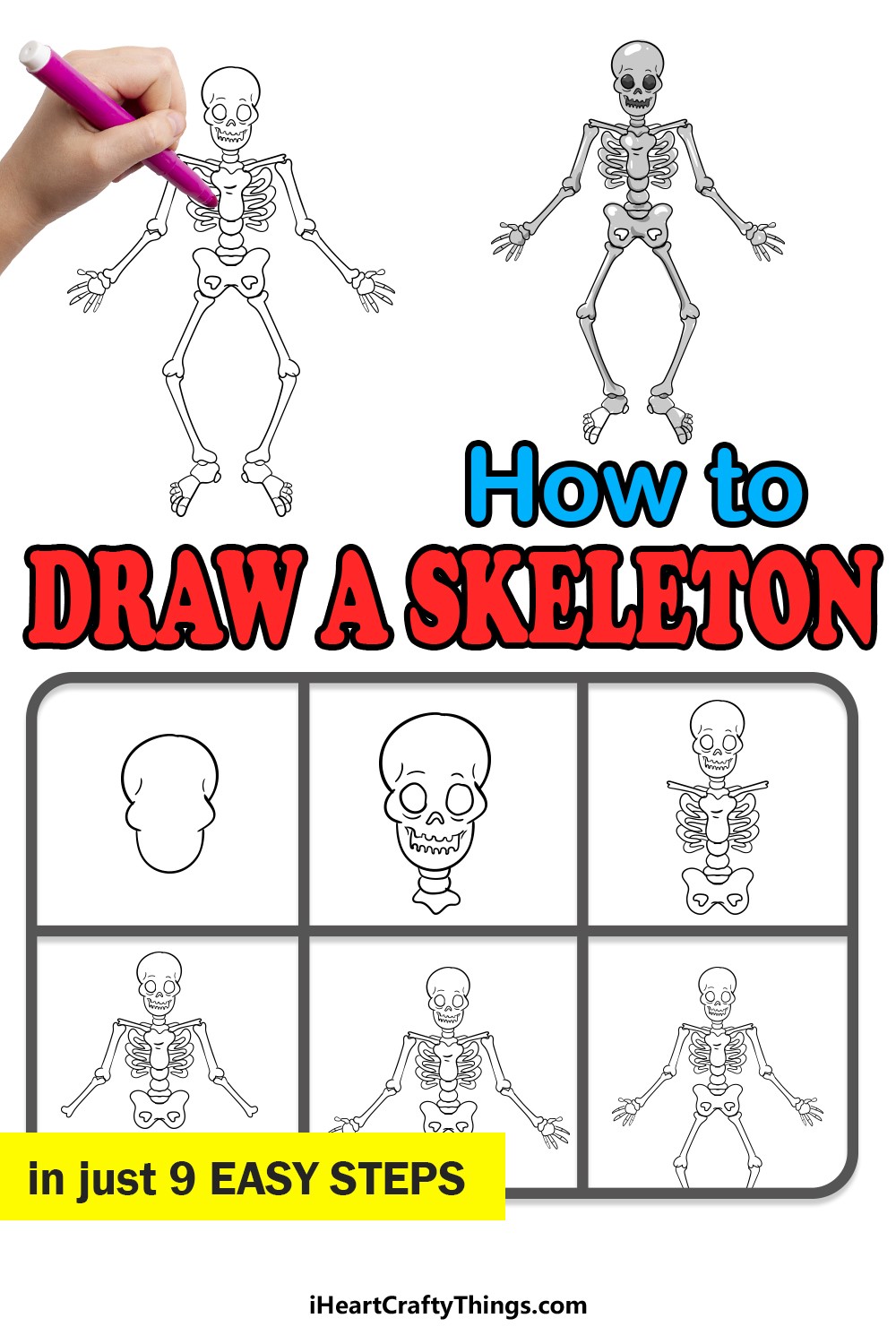 Jak Narysować Skeleton idea 4