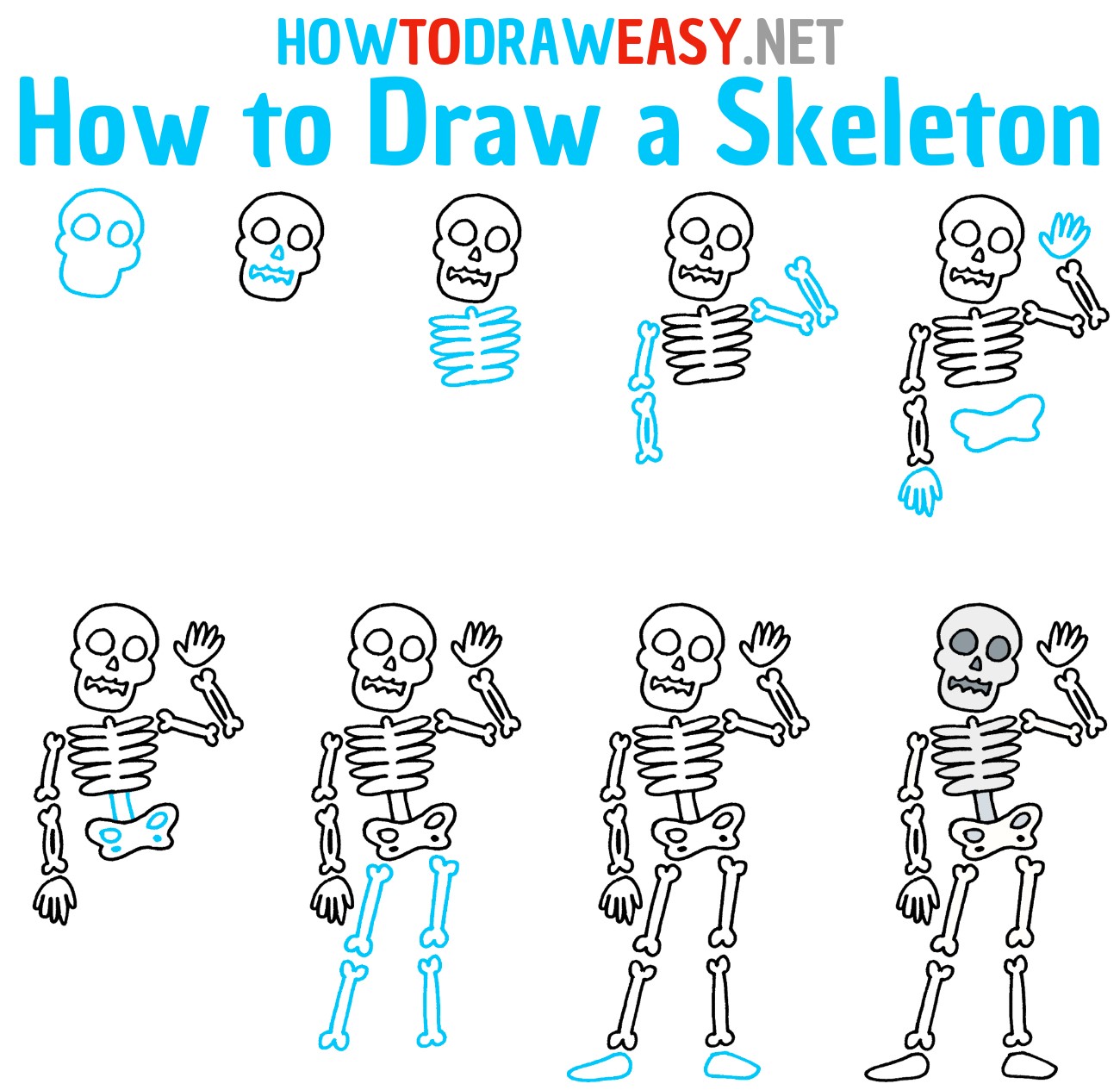 Jak Narysować Skeleton idea 6