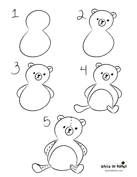 Jak Narysować Teddy bear idea 2