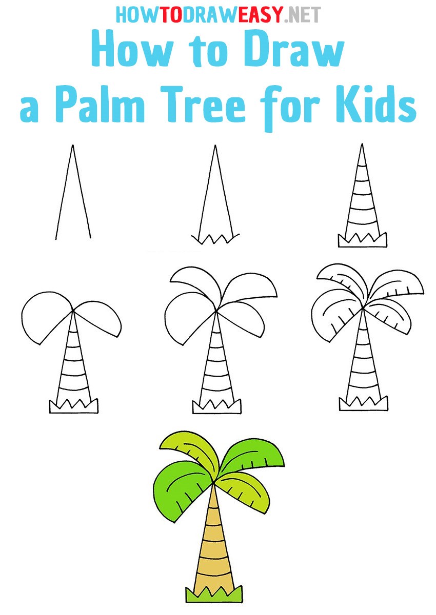 Jak Narysować Palm Tree Idea 12