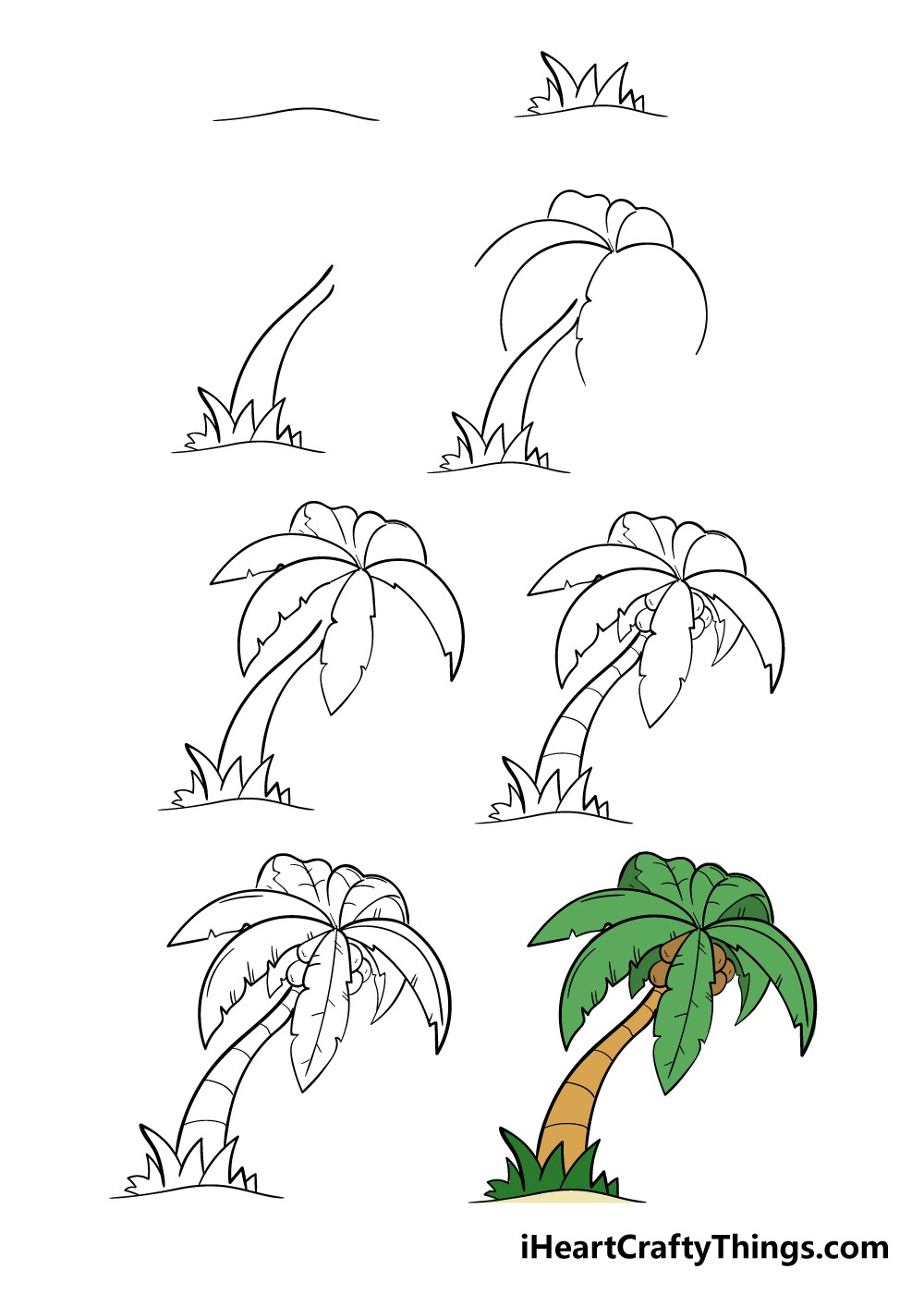 Jak Narysować Palm Tree Idea 8