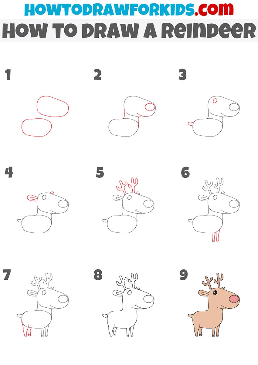 Reindeer Ideas 10 Jak Narysować 