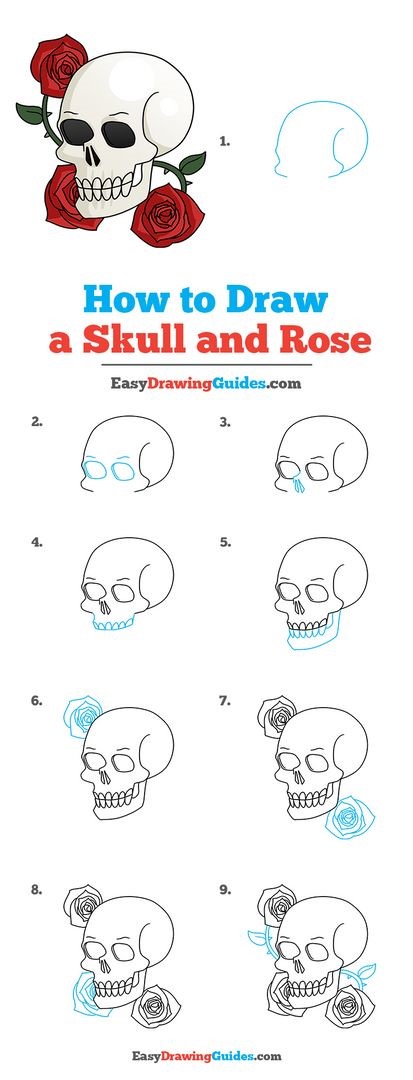 Jak Narysować Skull idea 5