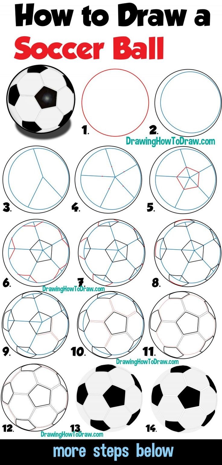 Jak Narysować Soccer ball idea  8