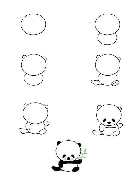 Jak Narysować Kolorowa Panda