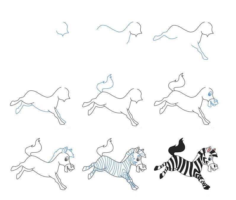 Jak Narysować Afrykańska Zebra