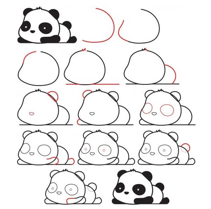 Jak Narysować Bambusowa Panda