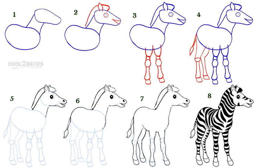 Jak Narysować Fantazyjna Zebra