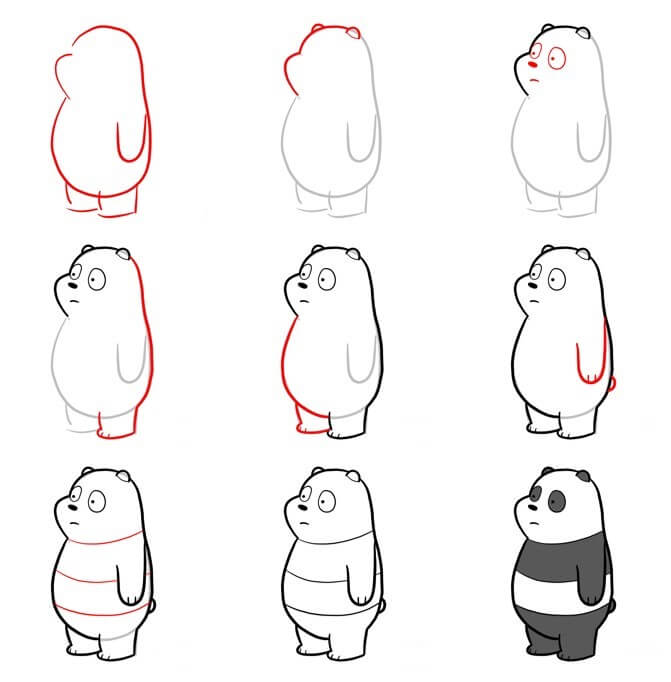 Jak Narysować Górska Panda