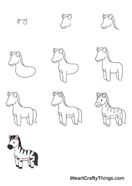 Jak Narysować Mała Zebra