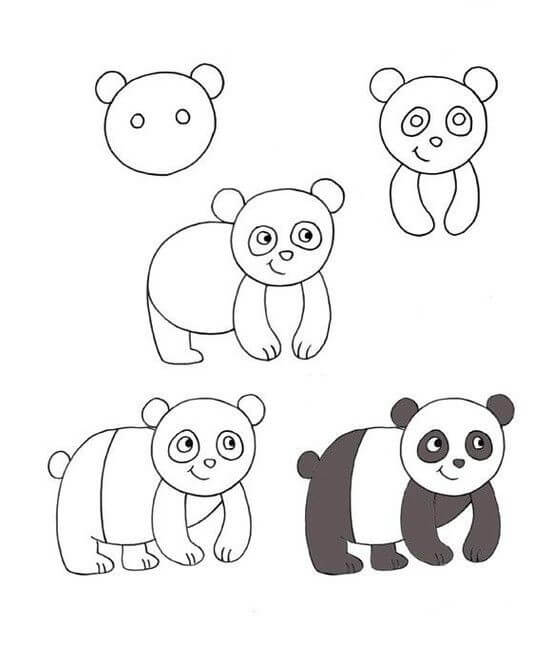 Jak Narysować Miła Panda