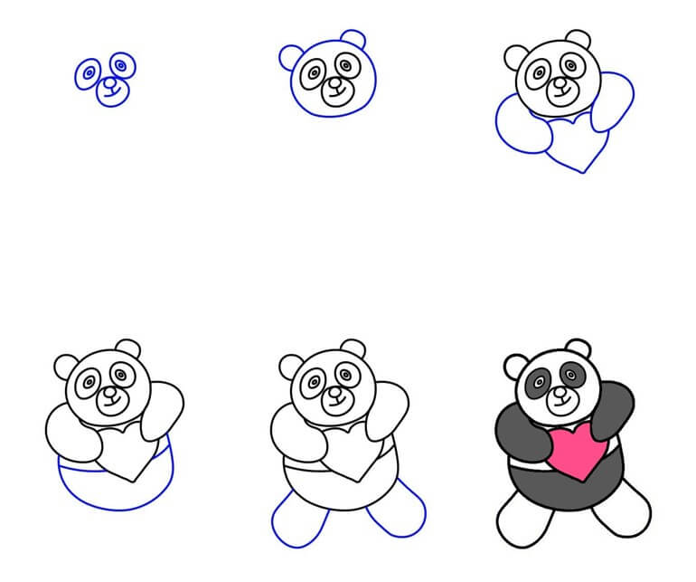 Jak Narysować Panda Królowa