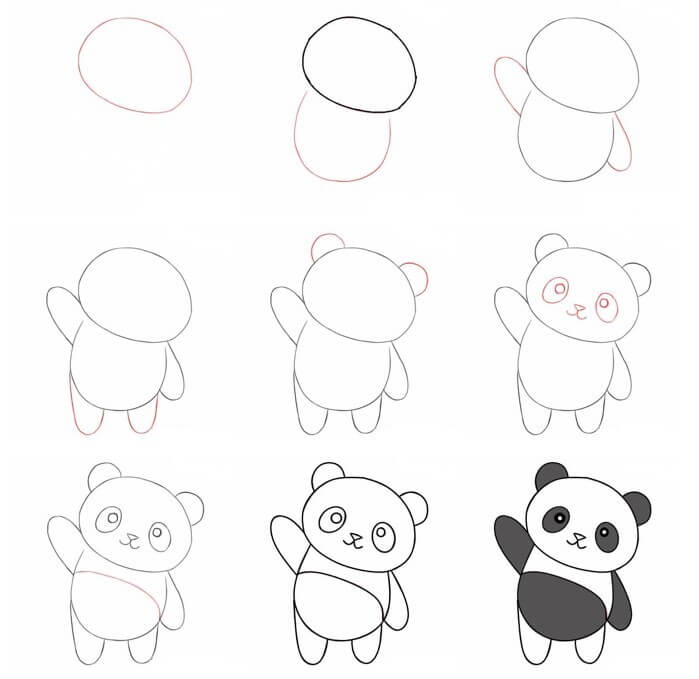Jak Narysować Panda Księżniczka