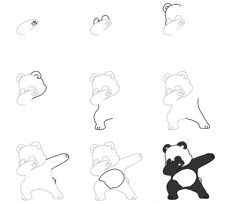 Jak Narysować Panda w Lesie
