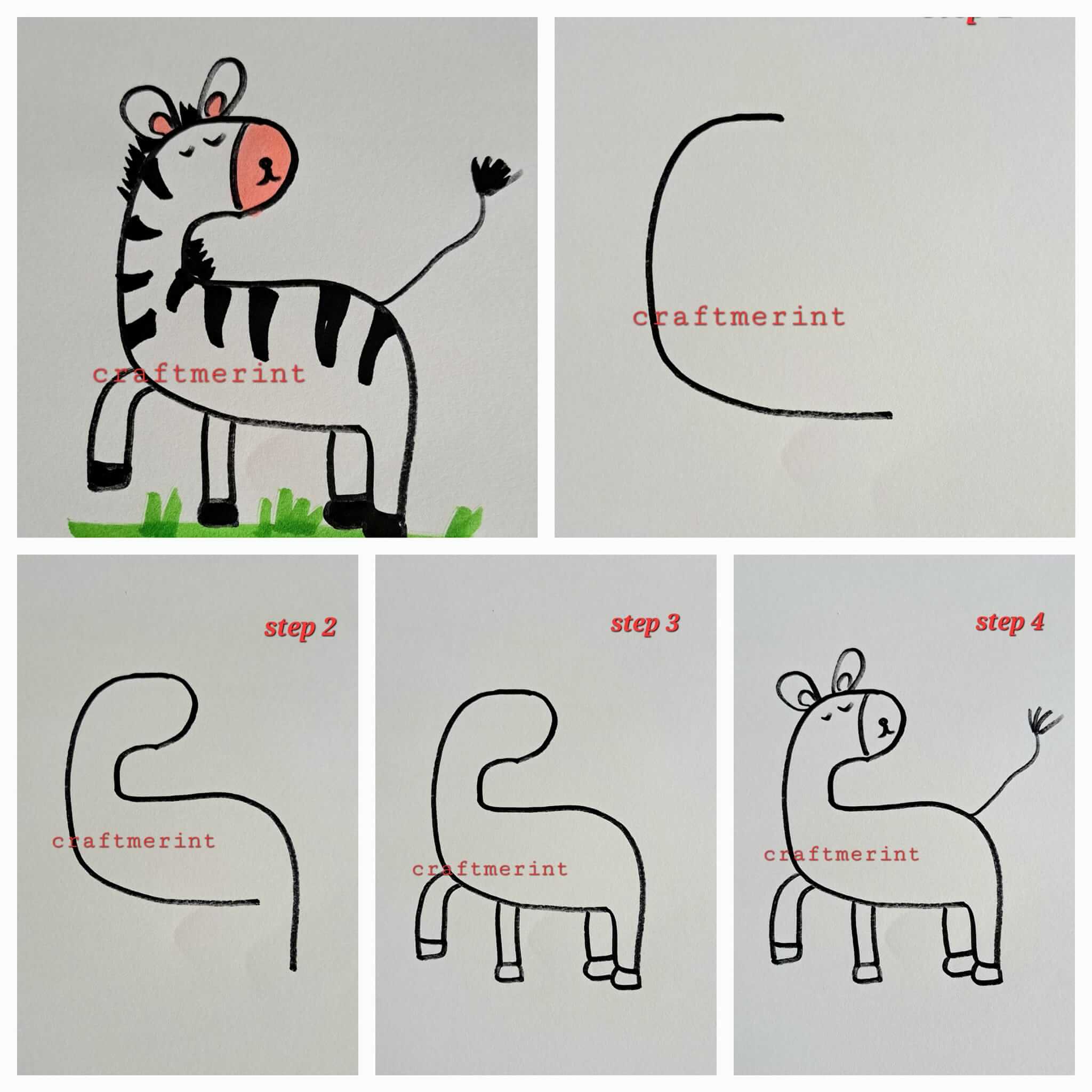 Jak Narysować Pastelowa Zebra