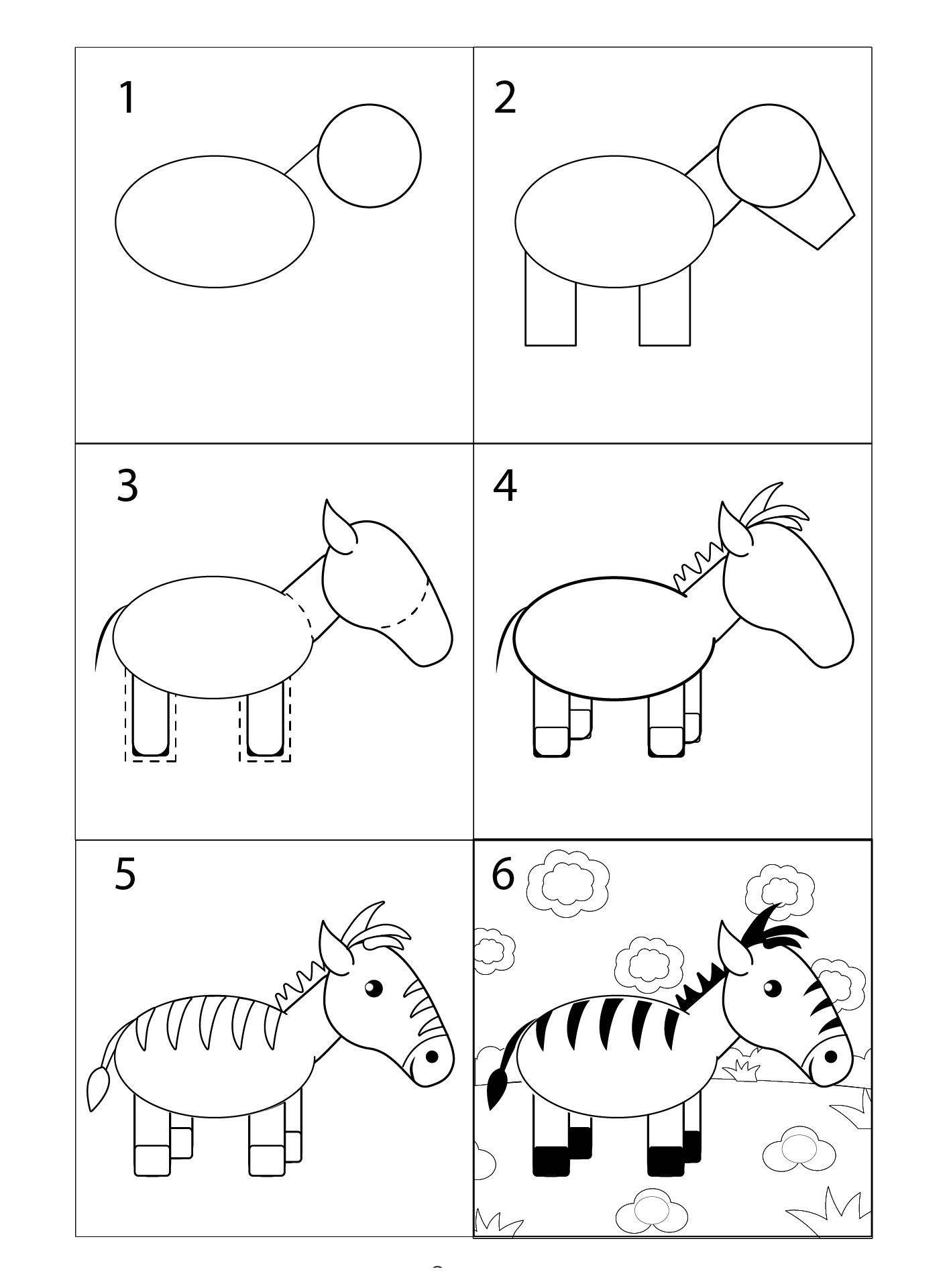 Jak Narysować Szybka Zebra