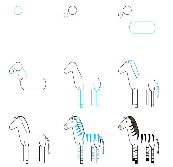 Jak Narysować Tęczowa Zebra