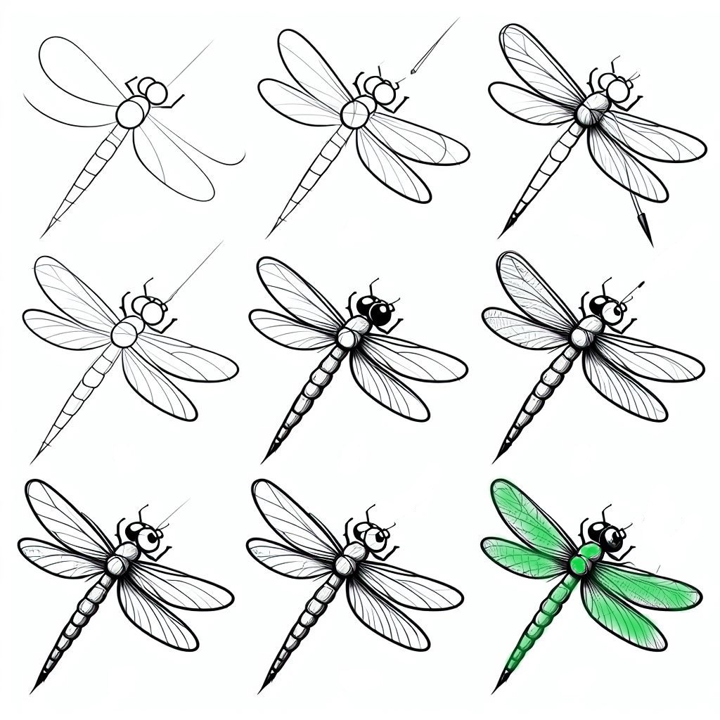 Jak Narysować Dzika ważka