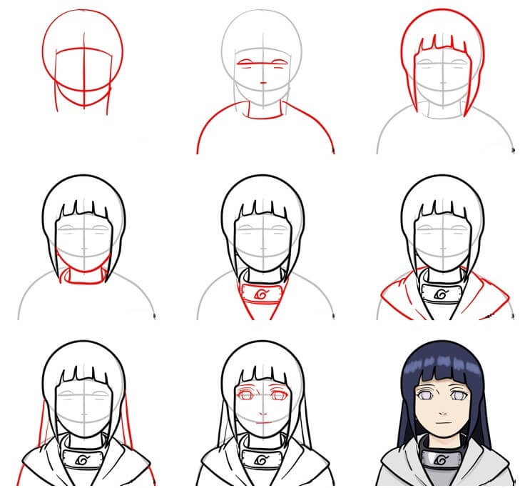 Jak Narysować Hinata Hyuga