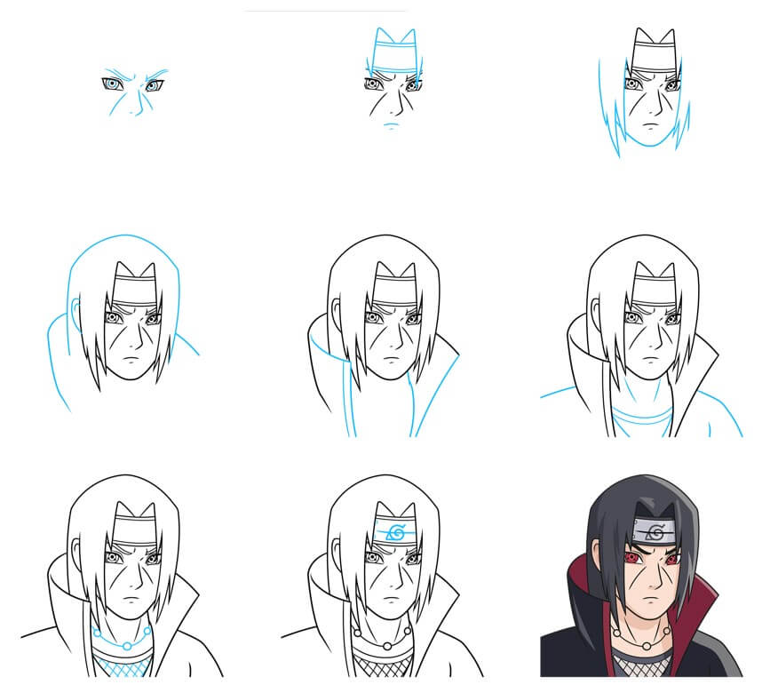 Jak Narysować Itachi Uchiha