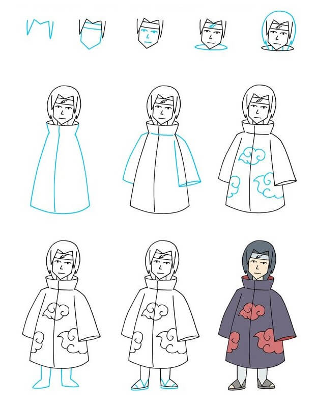 Jak Narysować Itachi Uroczy