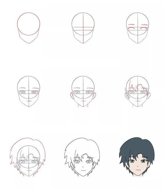 Jak Narysować Kawaii Chłopak Anime