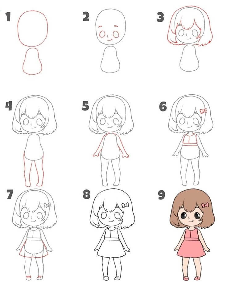 Jak Narysować Chibi