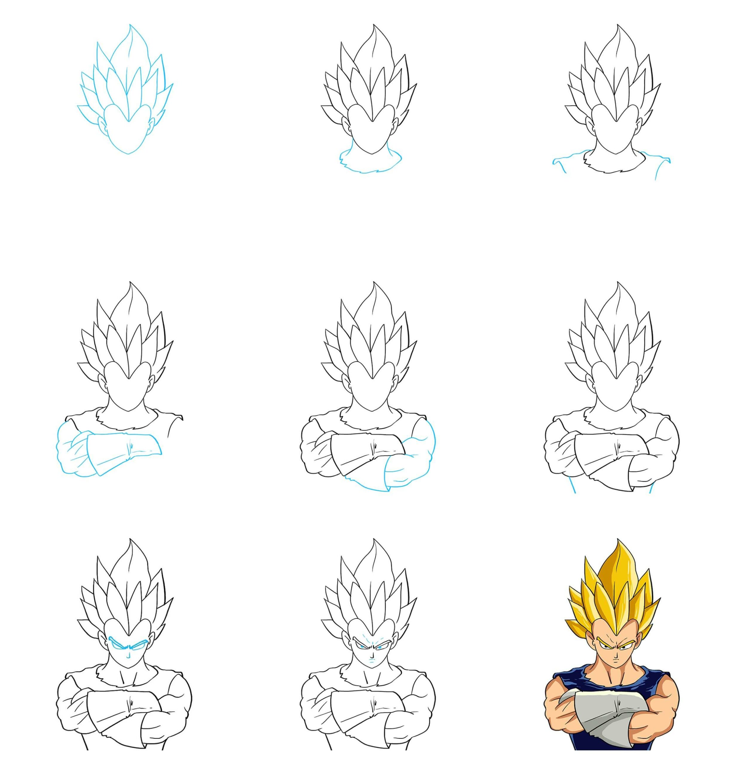 Jak Narysować Vegeta