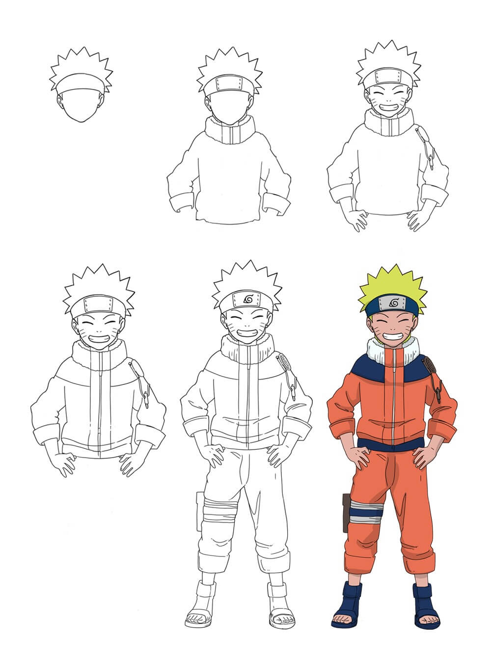 Jak Narysować Naruto Uzumaki