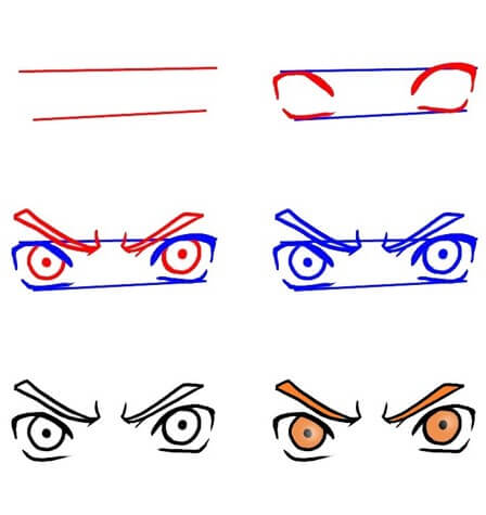 Jak Narysować Niebieskie Oczy Anime