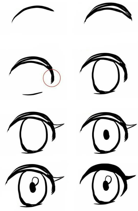 Jak Narysować Oczy Anime z Blaskiem