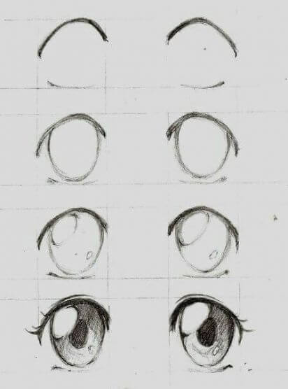 Jak Narysować Oczy Anime z Gwiazdkami