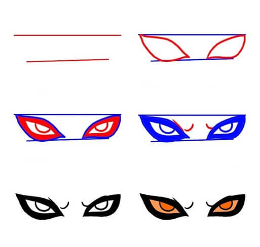 Jak Narysować Oczy Anime z Rzęsami