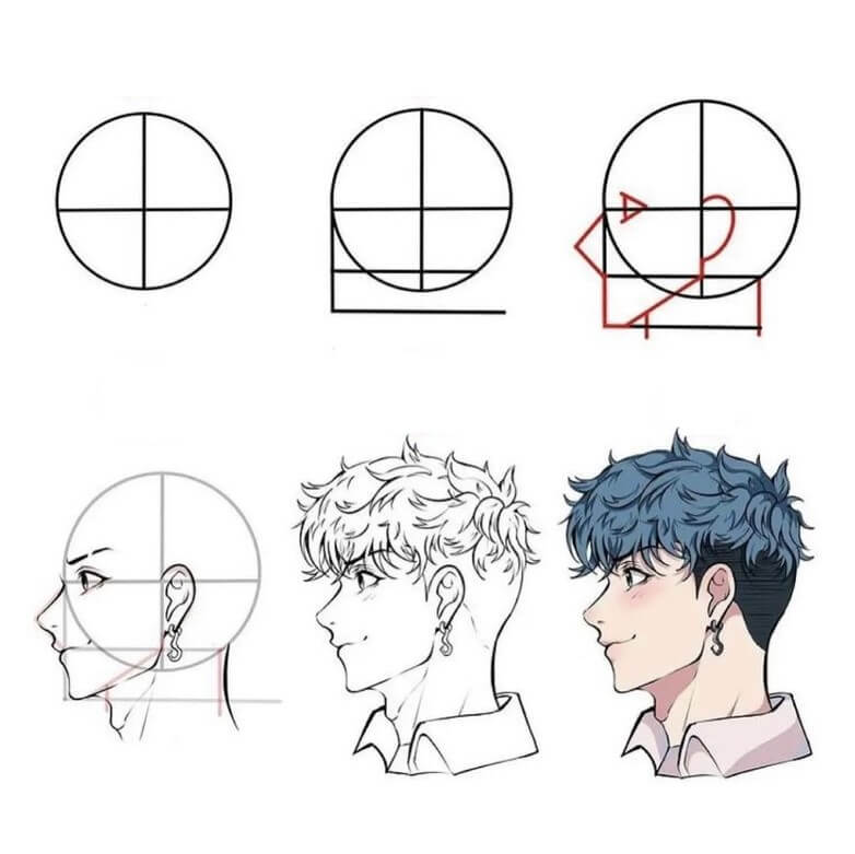 Jak Narysować Oczy i twarz anime