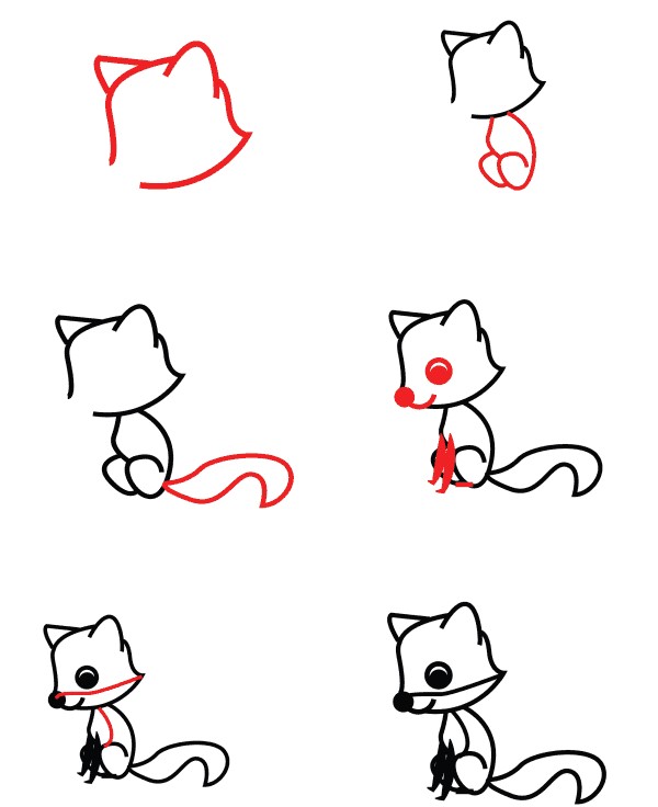 Jak Narysować Rudy lis