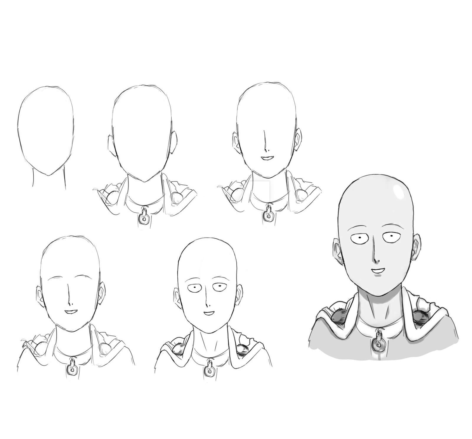 Jak Narysować Saitama chibi
