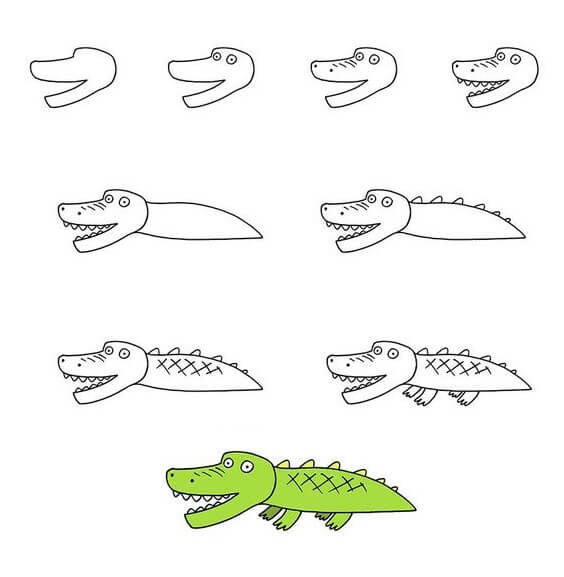 Jak Narysować Aligator w naturalnym środowisku