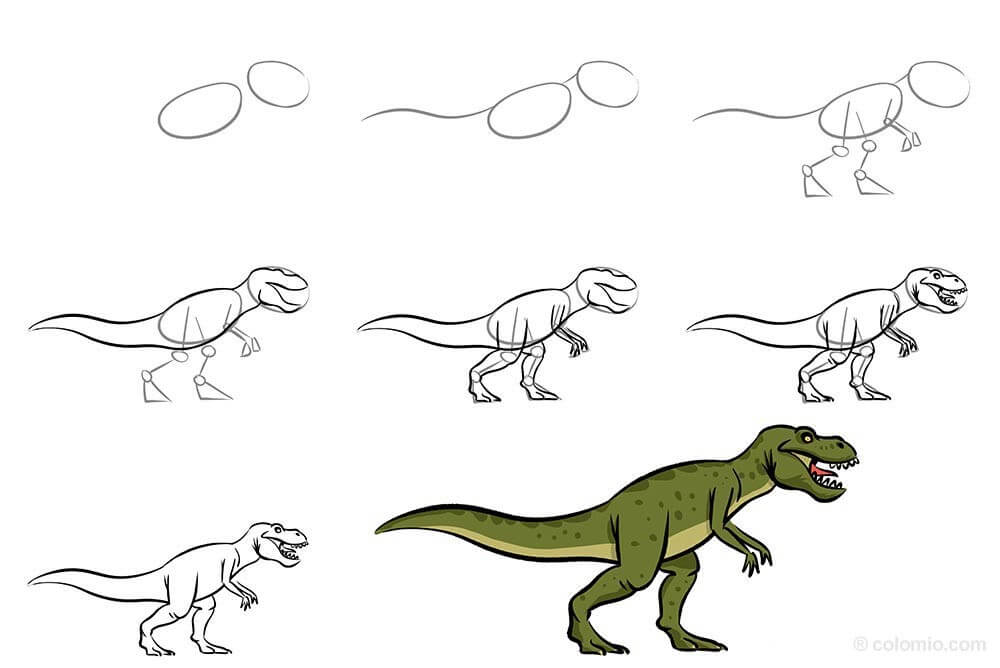 Jak Narysować T-Rex dziki