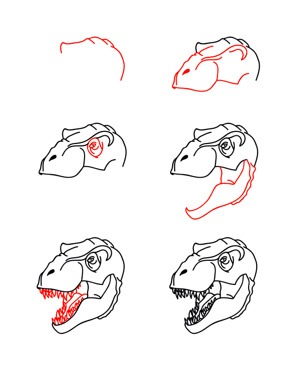 Jak Narysować T-Rex przy rzece