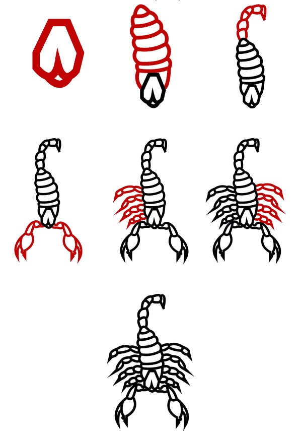 Jak Narysować Żółty skorpion