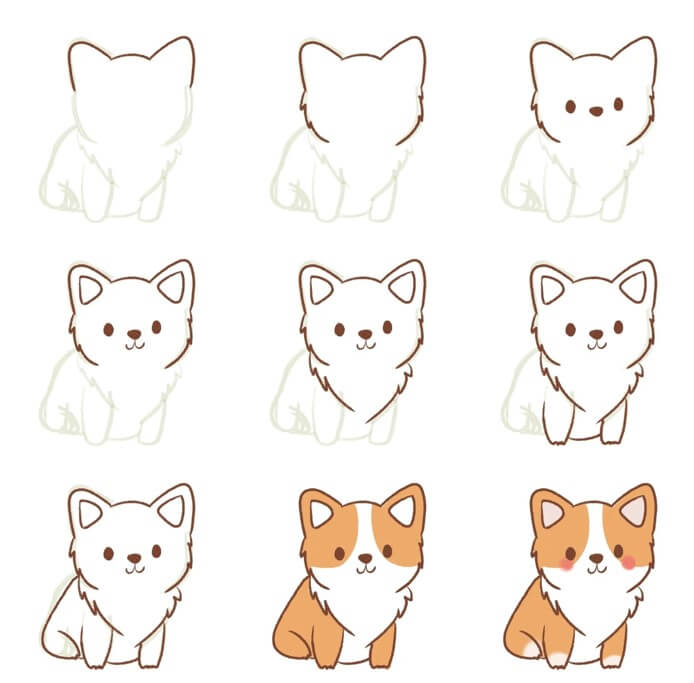 Jak Narysować Corgi